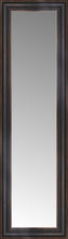 14" x 42" Aged Bronze Slope Custom Framed Mirror