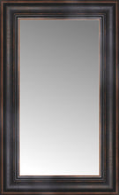 14" x 21" Aged Bronze Slope Custom Framed Mirror