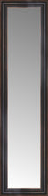 15" x 53" Aged Bronze Slope Custom Framed Mirror