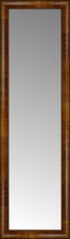 14" x 44" Belmont Light Brown Custom Framed Mirror