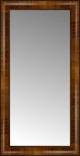 15" x 28" Belmont Light Brown Custom Framed Mirror