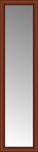 15" x 55" Ansley Cherry Custom Framed Mirror