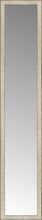 14" x 70" Libretto Antique Silver Custom Framed Mirror