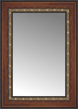 16" x 21" Malabar Walnut Custom Framed Mirror