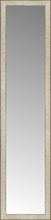 14" x 58" Libretto Antique Silver Custom Framed Mirror