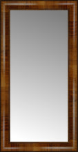 14" x 26" Belmont Light Brown Custom Framed Mirror