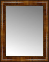16" x 20" Belmont Light Brown Custom Framed Mirror
