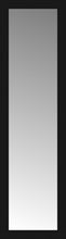 15" x 50" Soho Black Custom Framed Mirror