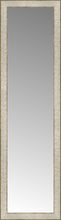 14" x 49" Libretto Antique Silver Custom Framed Mirror