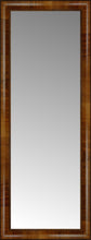 16" x 40" Belmont Light Brown Custom Framed Mirror