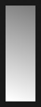 15" x 37" Soho Black Custom Framed Mirror