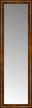 16" x 52" Belmont Light Brown Custom Framed Mirror