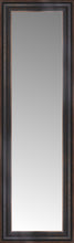 15" x 43" Aged Bronze Slope Custom Framed Mirror