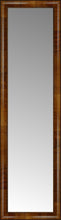 14" x 47" Belmont Light Brown Custom Framed Mirror