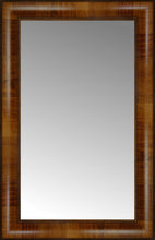 14" x 21" Belmont Light Brown Custom Framed Mirror