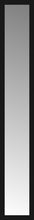 14" x 80" Soho Black Custom Framed Mirror