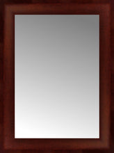 16" x 21" Ansley Mahogany Custom Framed Mirror