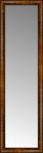 16" x 54" Belmont Light Brown Custom Framed Mirror
