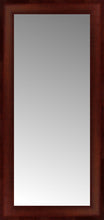 15" x 30" Ansley Mahogany Custom Framed Mirror