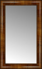 14" x 22" Belmont Light Brown Custom Framed Mirror