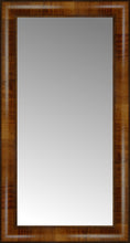 14" x 25" Belmont Light Brown Custom Framed Mirror