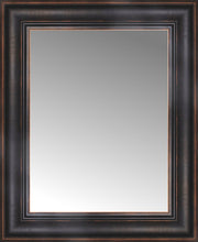 16" x 19" Aged Bronze Slope Custom Framed Mirror