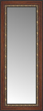 15" x 33" Malabar Walnut Custom Framed Mirror