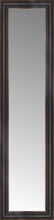 14" x 48" Aged Bronze Slope Custom Framed Mirror
