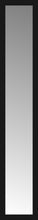14" x 73" Soho Black Custom Framed Mirror