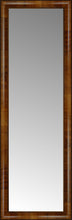 16" x 47" Belmont Light Brown Custom Framed Mirror