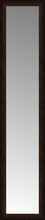 15" x 65" Dark Copper Custom Framed Mirror