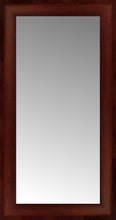 14" x 25" Ansley Mahogany Custom Framed Mirror