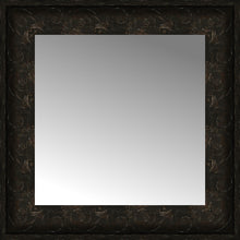 16" x 16" Mantilla Expresso Custom Framed Mirror
