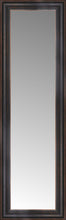 15" x 44" Aged Bronze Slope Custom Framed Mirror