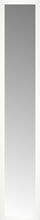 15" x 78" White Wide Cube Custom Framed Mirror