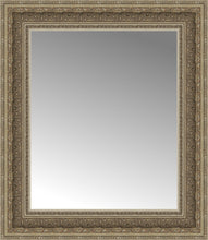 15" x 17" Ambrosia Silver Custom Framed Mirror