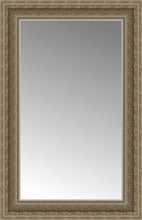 15" x 22" Ambrosia Silver Custom Framed Mirror