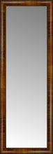 16" x 44" Belmont Light Brown Custom Framed Mirror