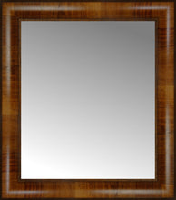16" x 18" Belmont Light Brown Custom Framed Mirror