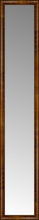 15" x 79" Belmont Light Brown Custom Framed Mirror