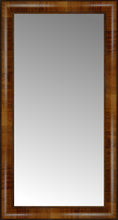 16" x 29" Belmont Light Brown Custom Framed Mirror