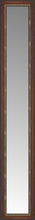 14" x 70" Malabar Walnut Custom Framed Mirror