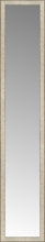 15" x 78" Libretto Antique Silver Custom Framed Mirror