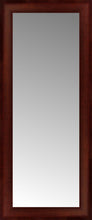 14" x 31" Ansley Mahogany Custom Framed Mirror