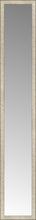 14" x 82" Libretto Antique Silver Custom Framed Mirror