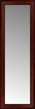14" x 40" Ansley Mahogany Custom Framed Mirror