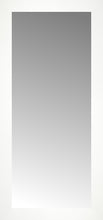 15" x 31" White Wide Cube Custom Framed Mirror