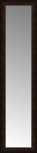 14" x 51" Dark Copper Custom Framed Mirror