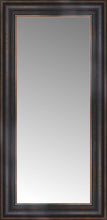 15" x 28" Aged Bronze Slope Custom Framed Mirror