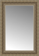 16" x 22" Ambrosia Silver Custom Framed Mirror